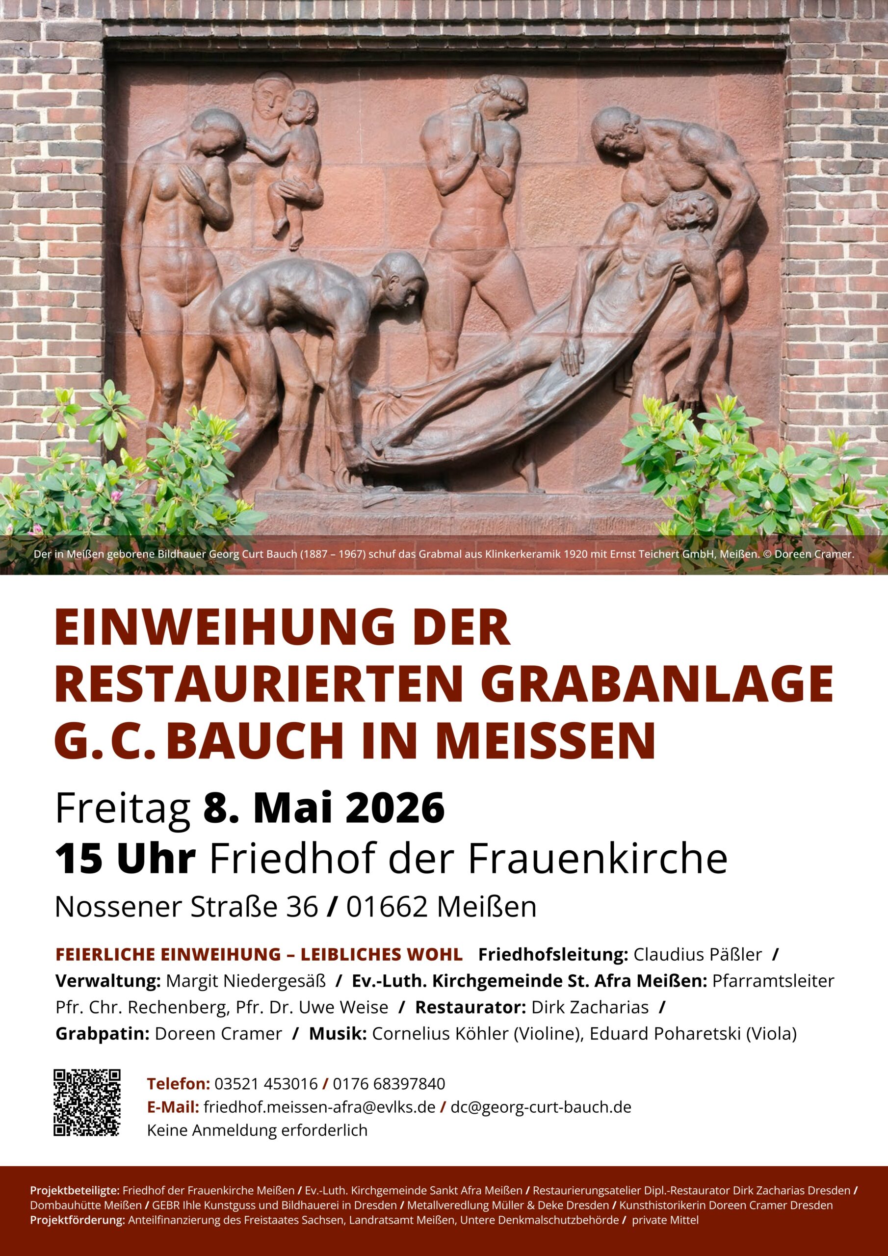 Einladung Einweihung Grabanlage Bauch