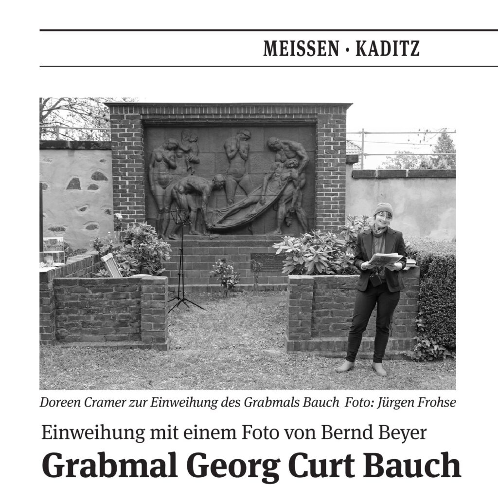 Einweihung mit einem Foto von Bernd Beyer von Jürgen Frohse