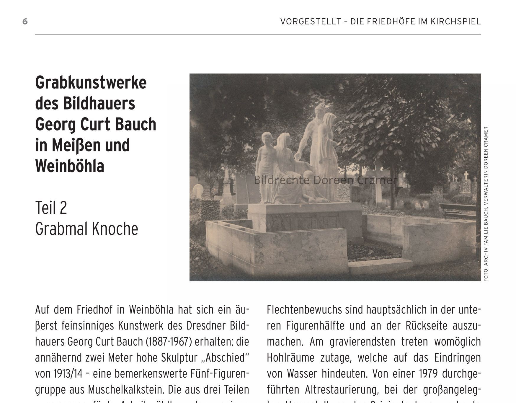Kirchspiel Weinböhla 25 G.C.Bauch D. Cramer S. 6