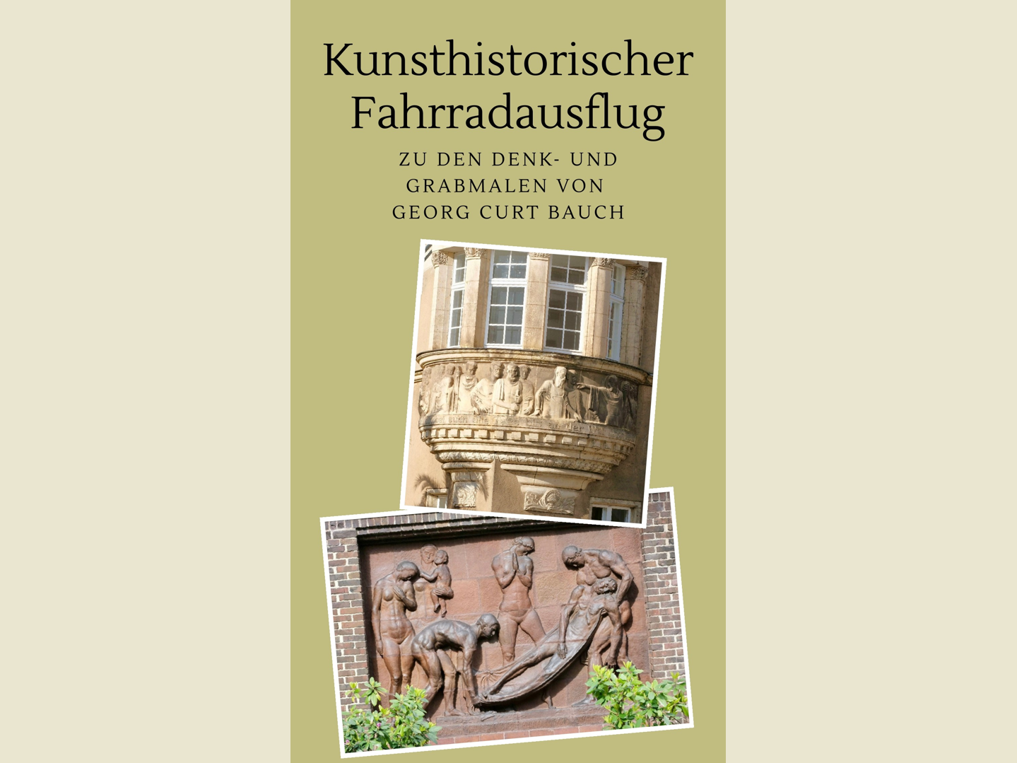 Flyer Fahrradexkursion G .C. Bauch Denkmalnetz Sachsen